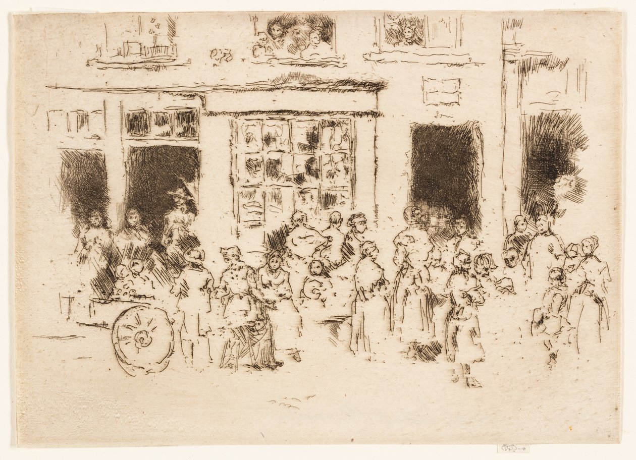 Hauptstraße, Brüssel von James Abbott McNeill Whistler