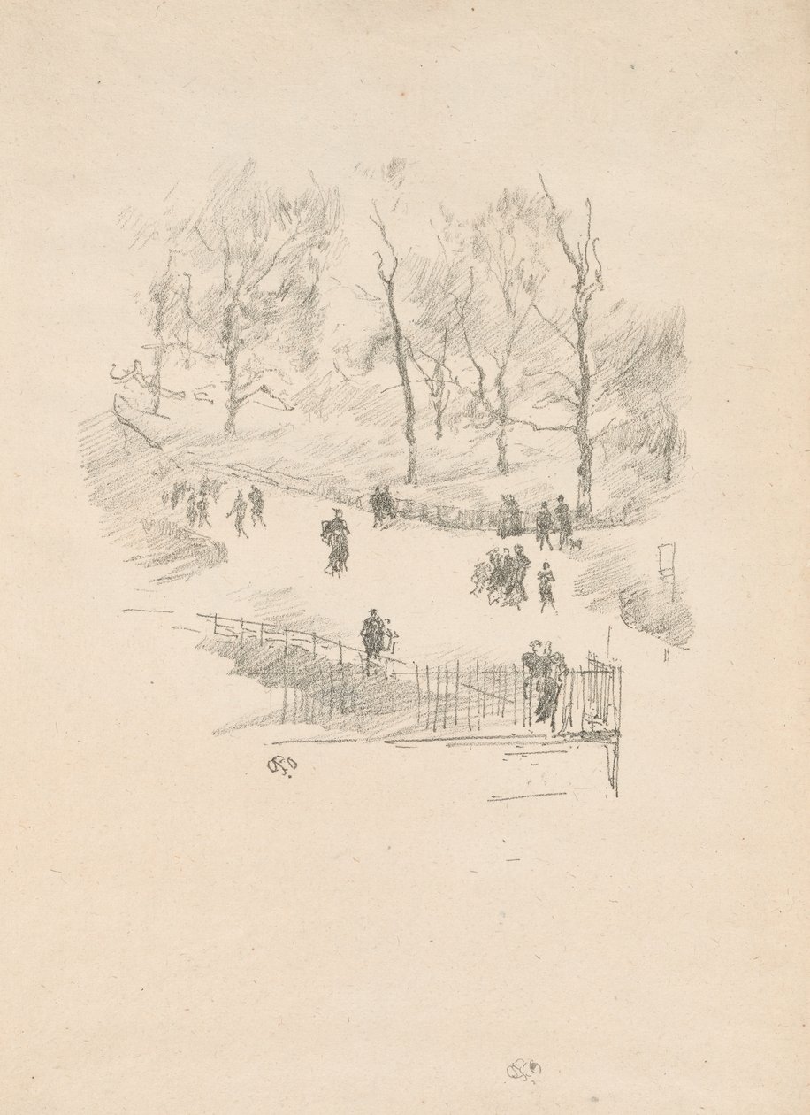 Kensington Gardens von James Abbott McNeill Whistler