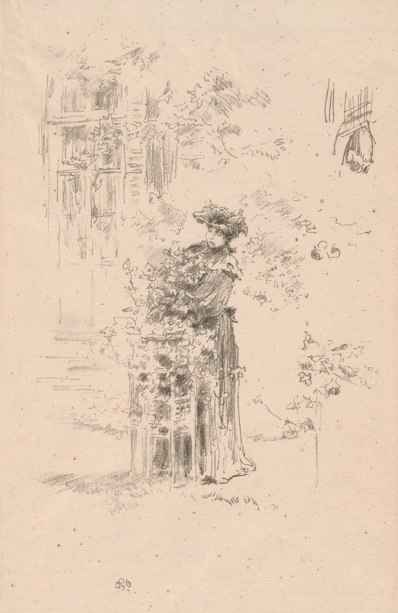 Die schöne Gärtnerin von James Abbott McNeill Whistler