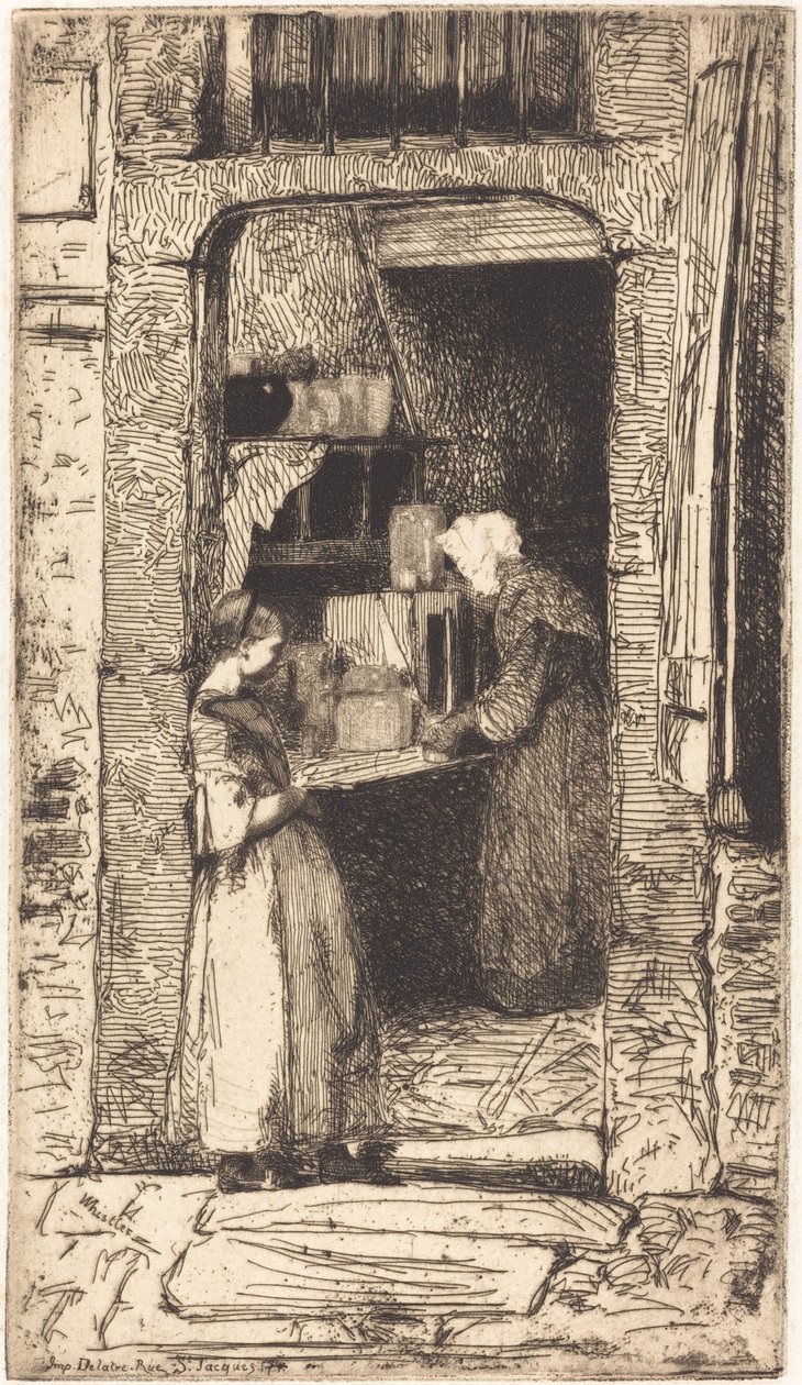 Die Senfverkäuferin von James Abbott McNeill Whistler
