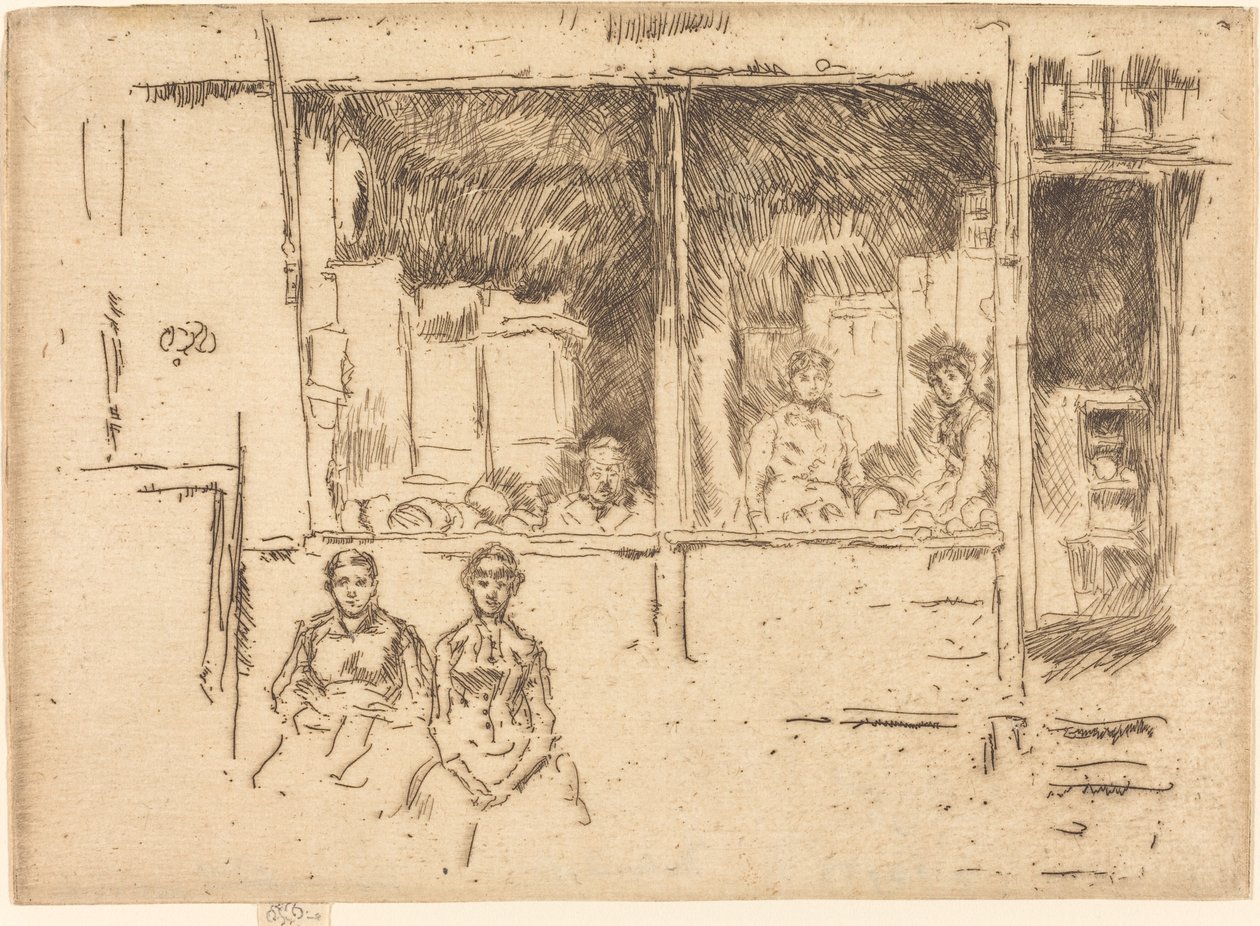 Melonenladen, Hounsditch von James Abbott McNeill Whistler