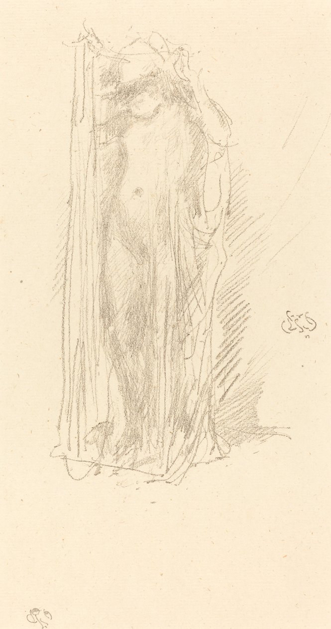 Modell Drapierung von James Abbott McNeill Whistler