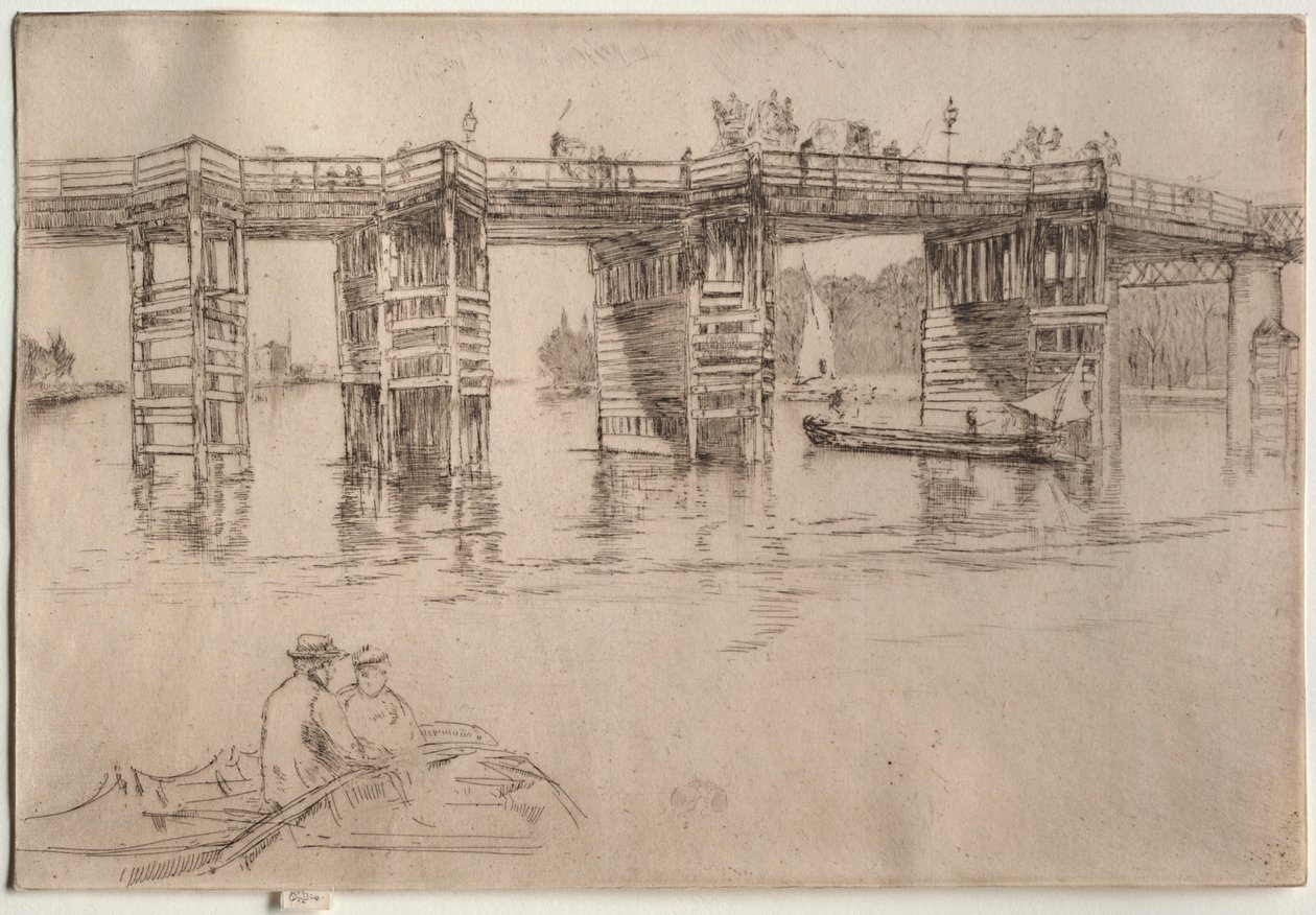 Alte Putney-Brücke von James McNeill Whistler