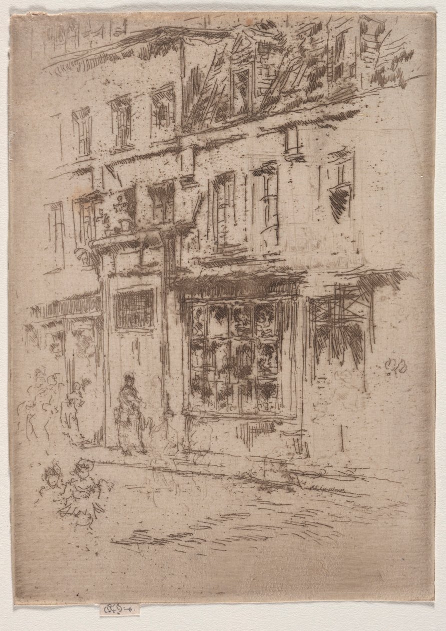 Petite Rue au Beurre, Brüssel von James McNeill Whistler