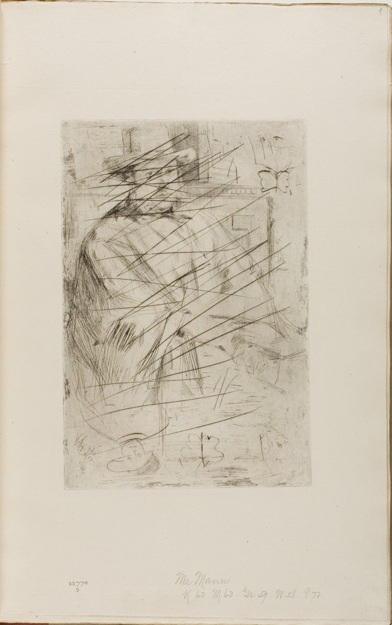 Porträt eines Mannes von James Abbott McNeill Whistler