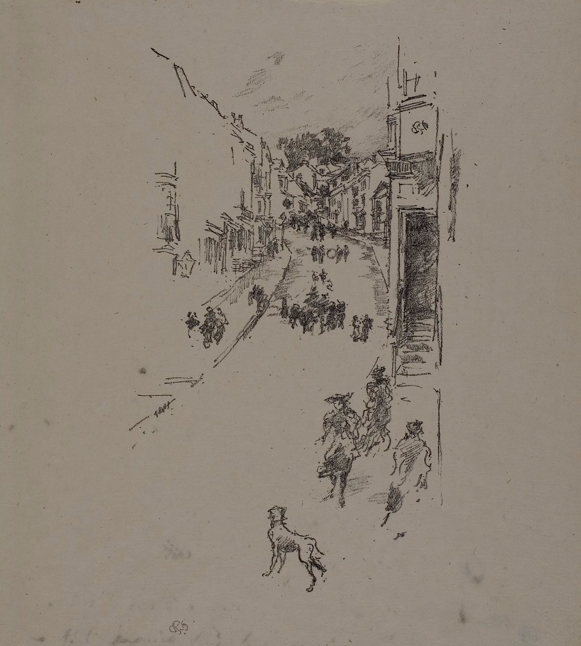 Sonntag, Lyme Regis von James Abbott McNeill Whistler