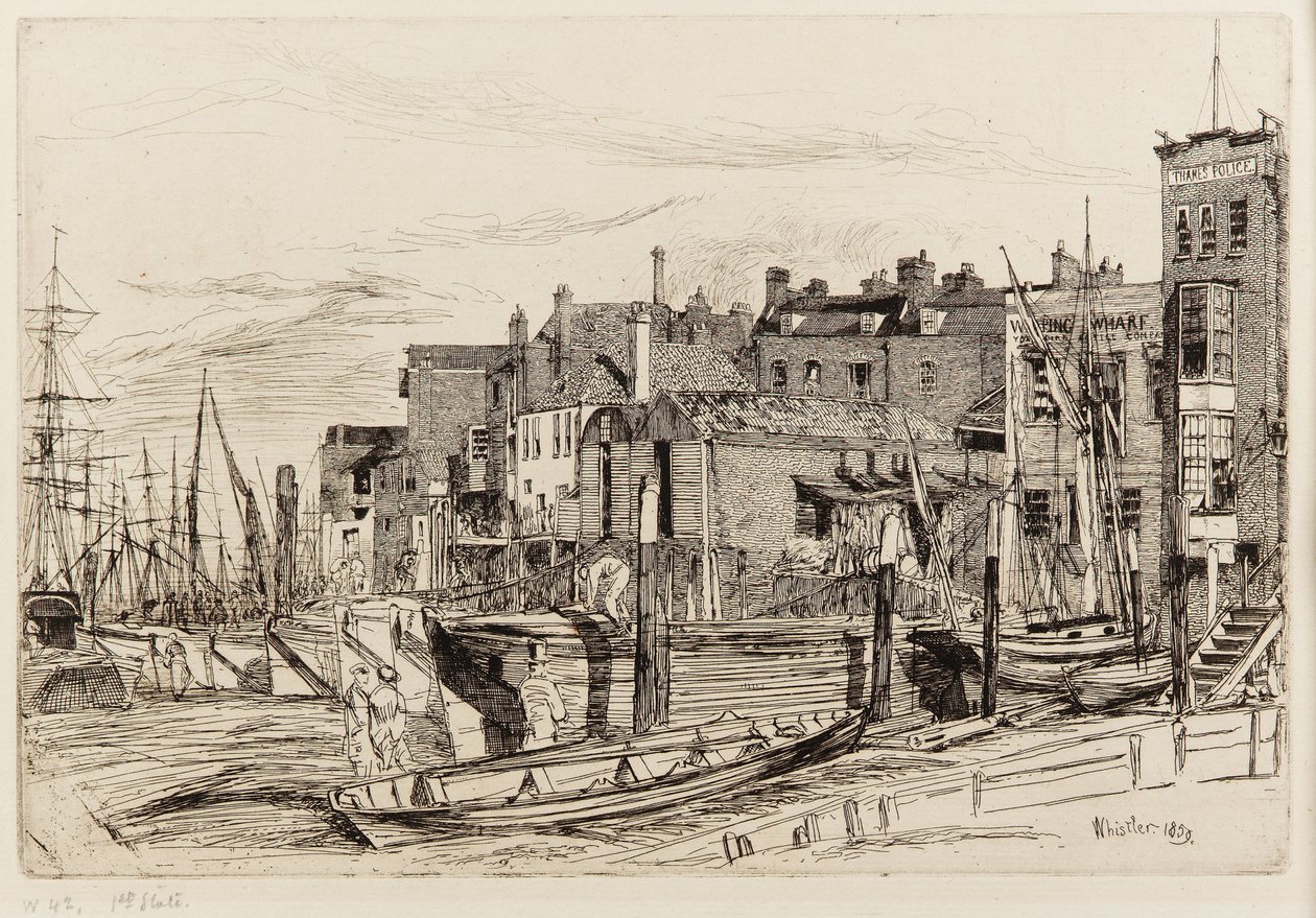 Thames-Polizei von James Abbott McNeill Whistler