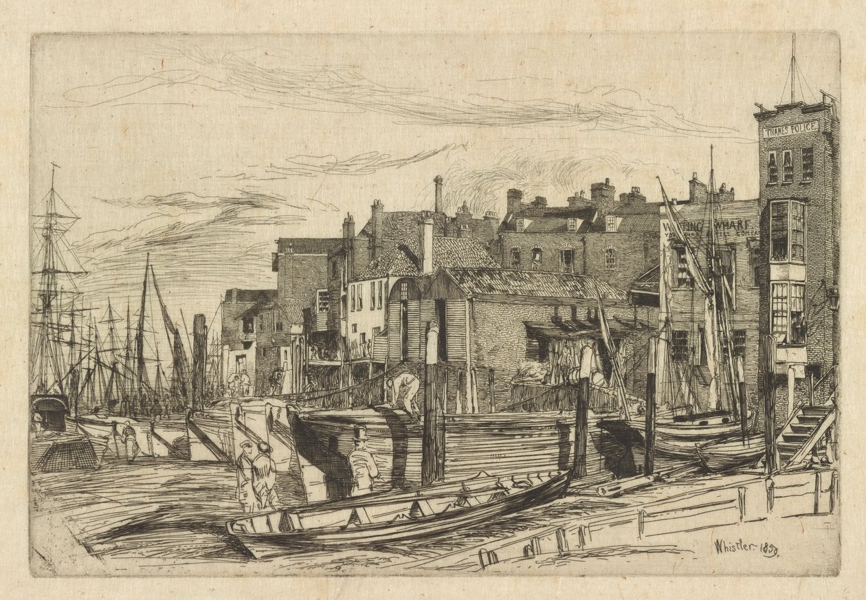 Thames-Polizei von James Abbott McNeill Whistler