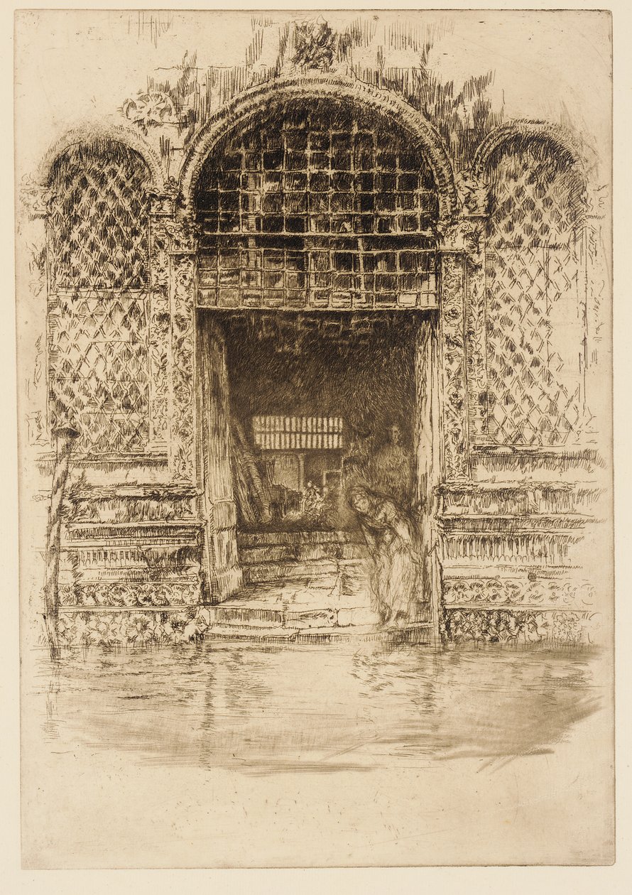 Die Türöffnung von James Abbott McNeill Whistler