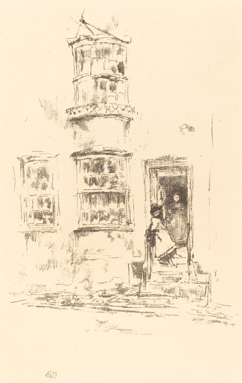 Die kleinen Stufen, Lyme Regis von James Abbott McNeill Whistler