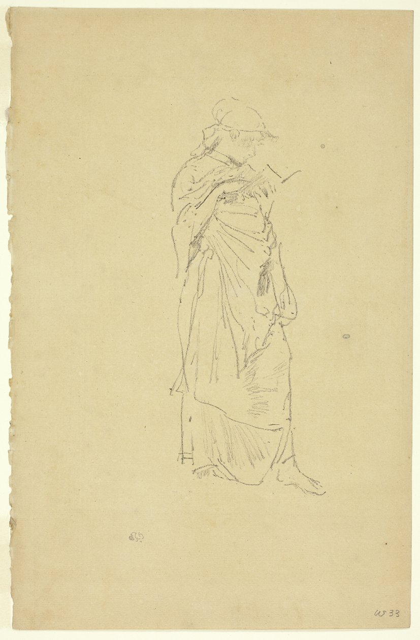 Der Roman: Mädchen beim Lesen von James Abbott McNeill Whistler
