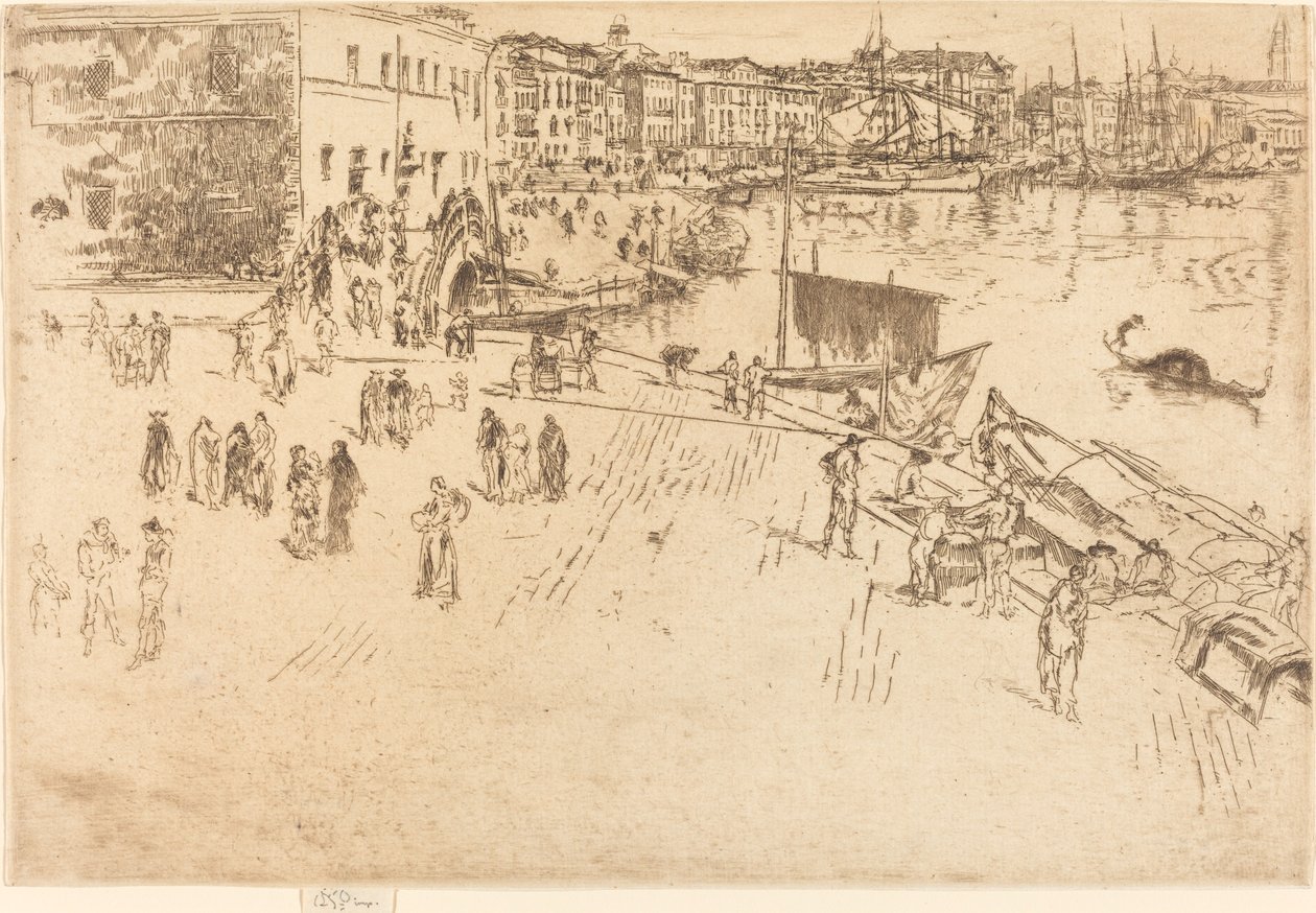 Die Riva, Nr. I von James Abbott McNeill Whistler