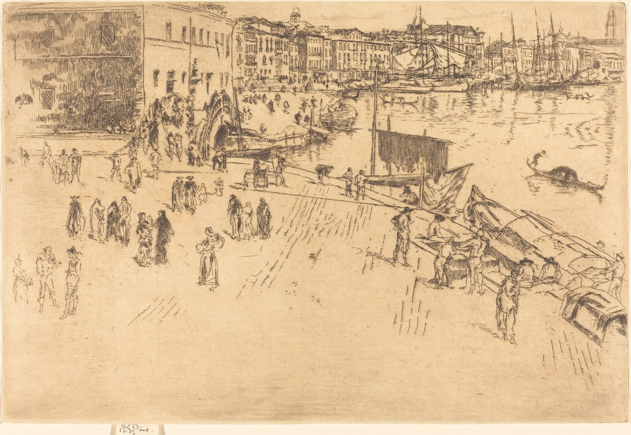 Die Riva, Nr. I von James Abbott McNeill Whistler
