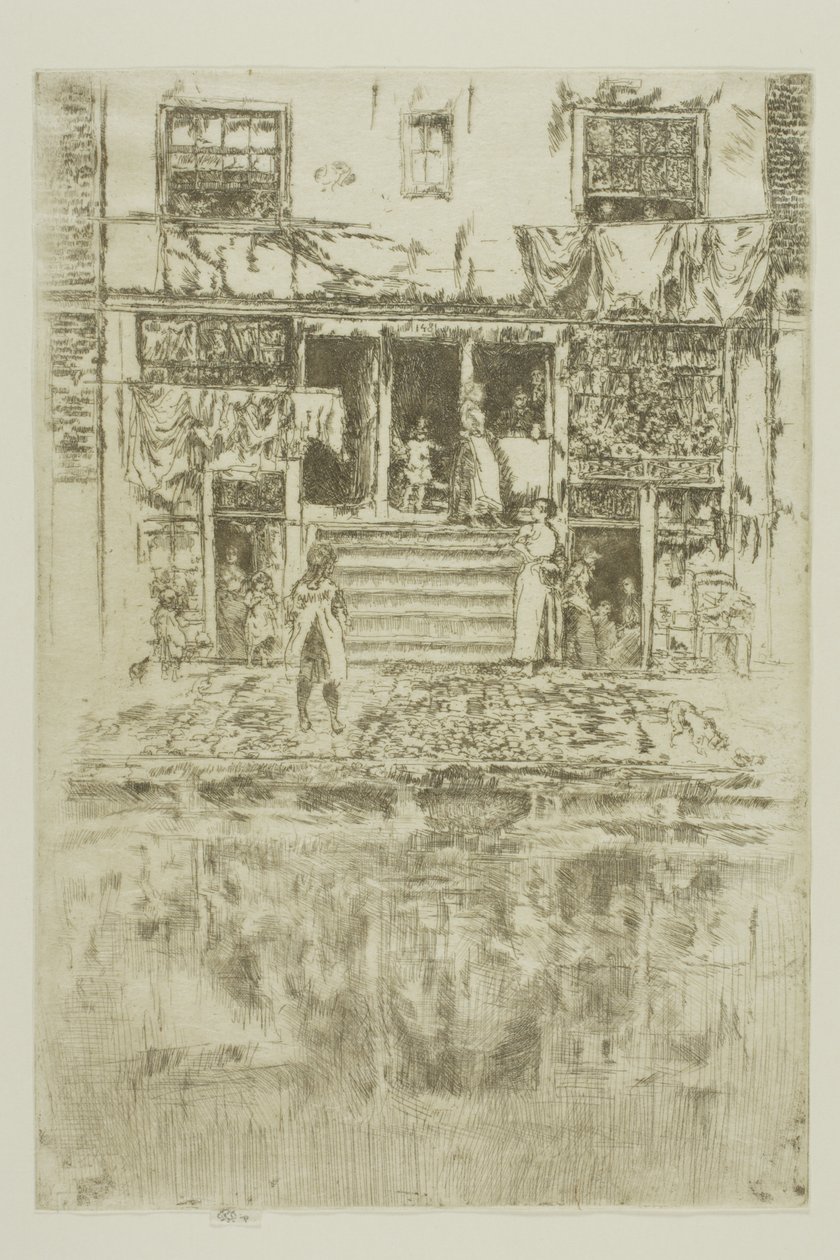 Die Stufen, Amsterdam von James Abbott McNeill Whistler