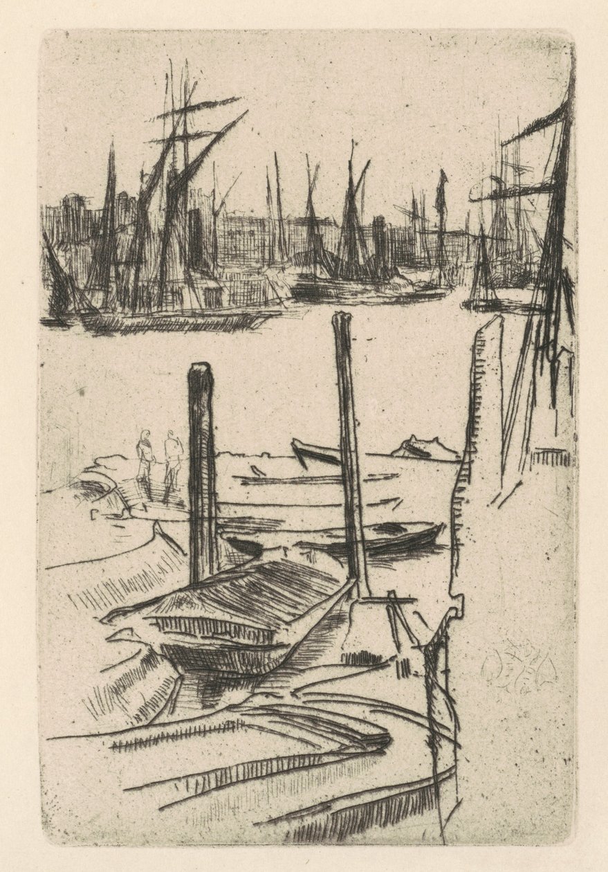 Der kleine Teich von James Abbott McNeill Whistler