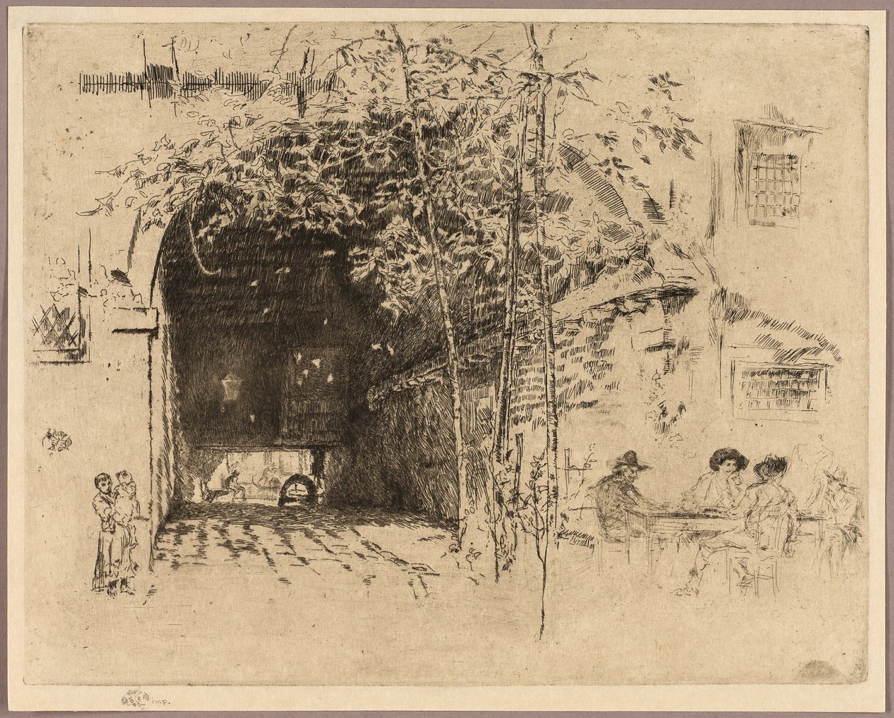 Das Traghetto, Nr. 2 von James Abbott McNeill Whistler
