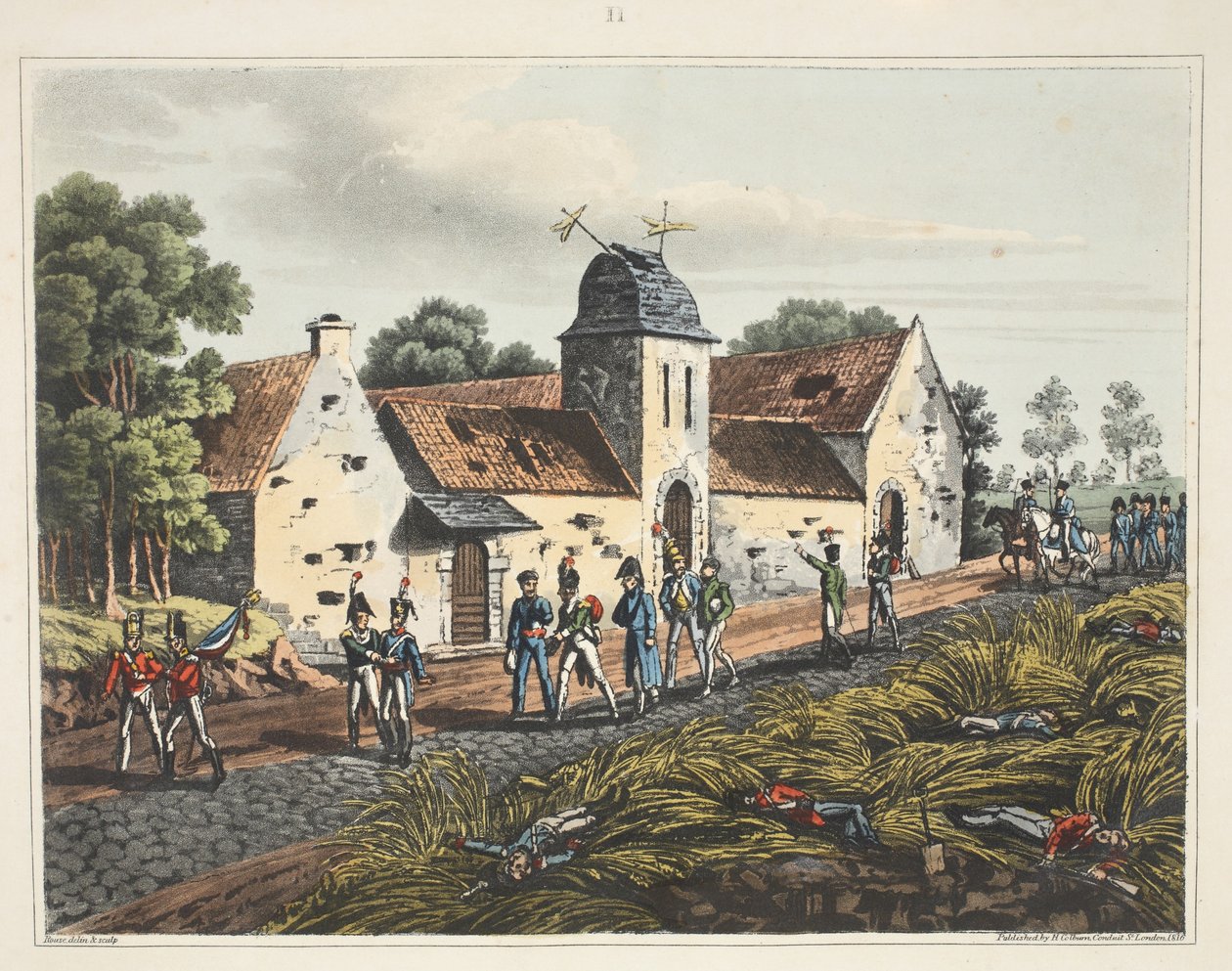 Das Bauernhaus in Mont St Jean von James Rouse