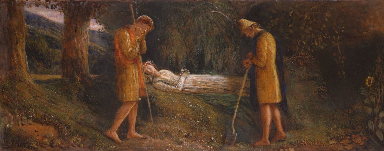 Imogen und die Hirten, 1860-1870 von James Smetham