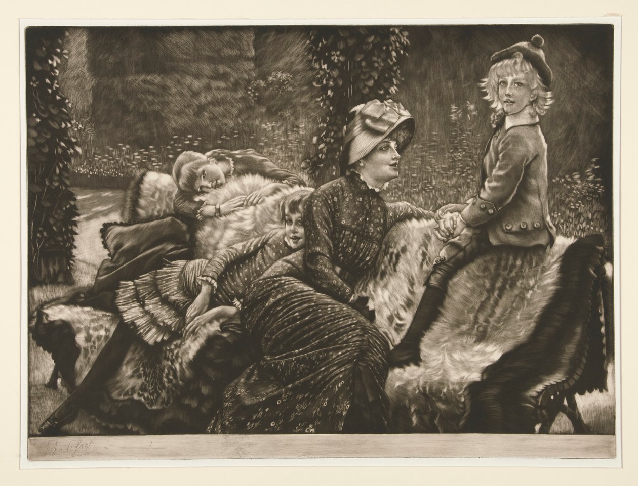 Die Gartenbank von James Tissot