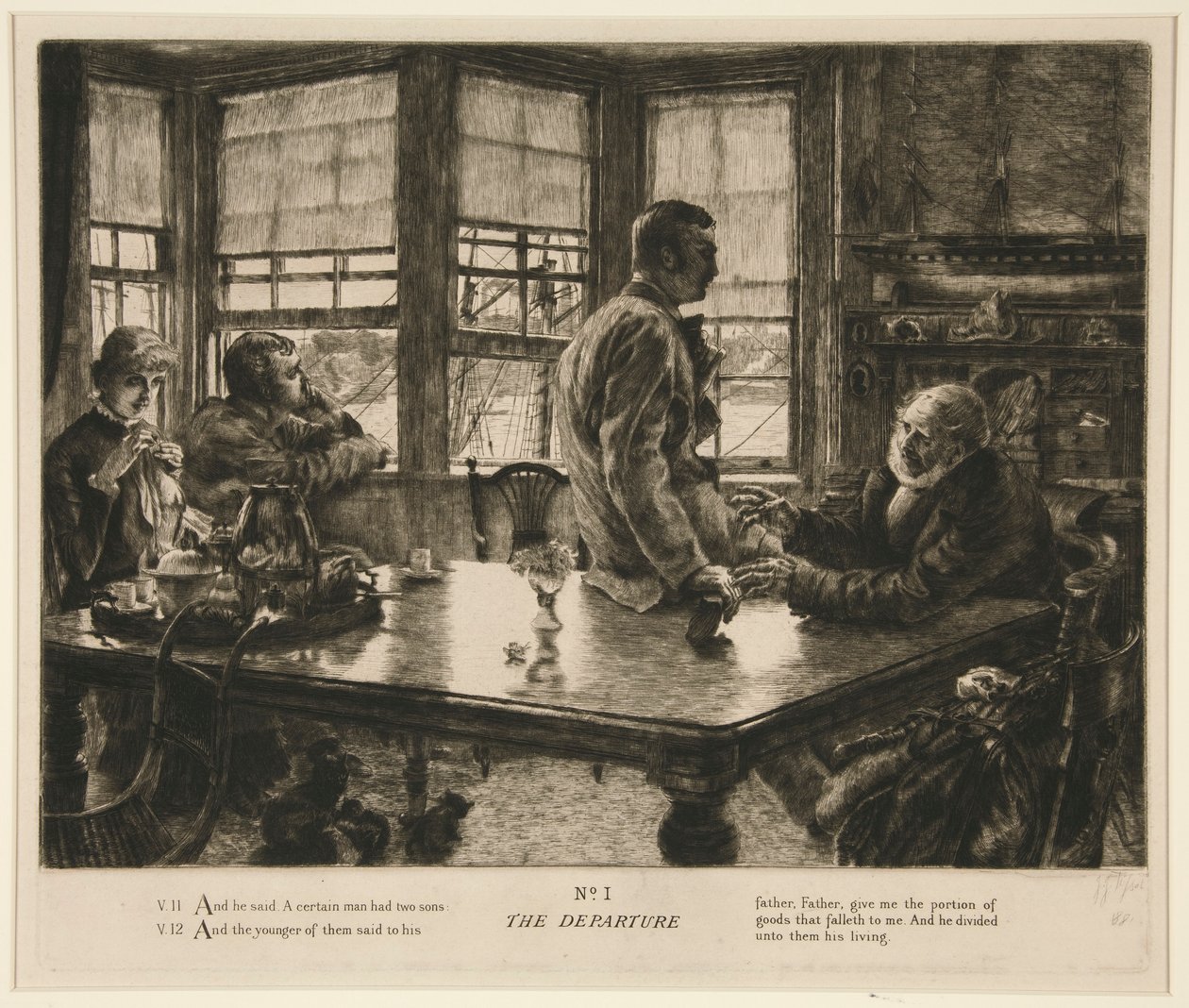 Die Abreise von James Tissot