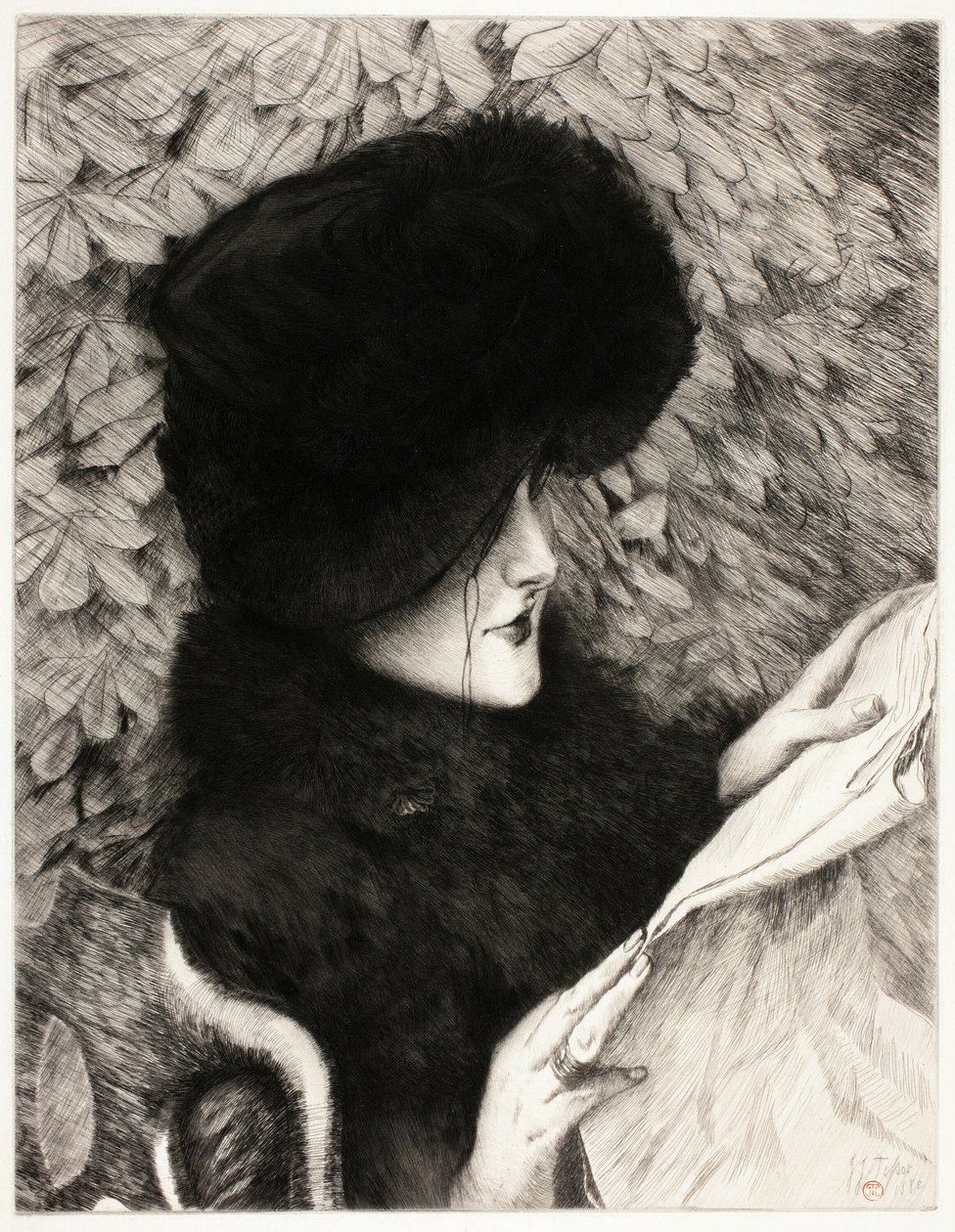 Die Zeitung von James Tissot