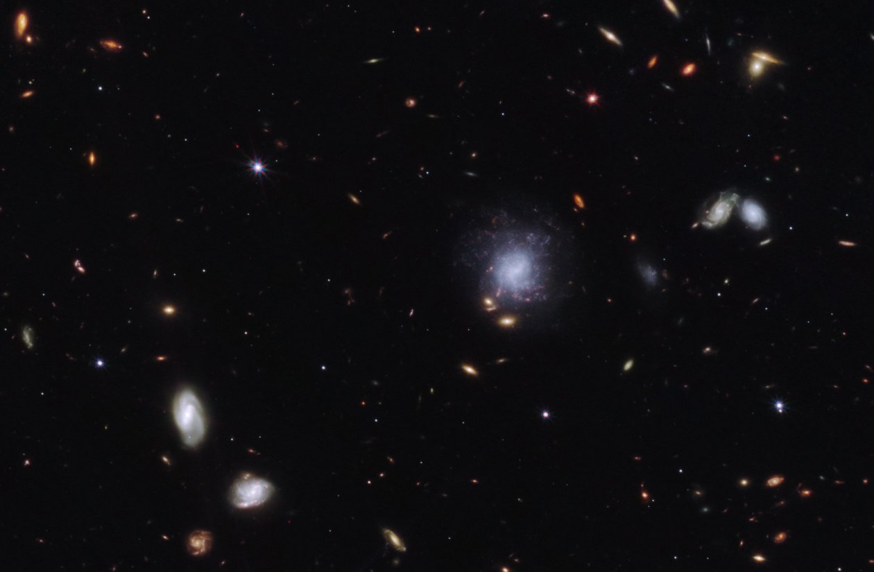 Kilonova und Heimatgalaxie von James Webb Space Telescope (NASA)