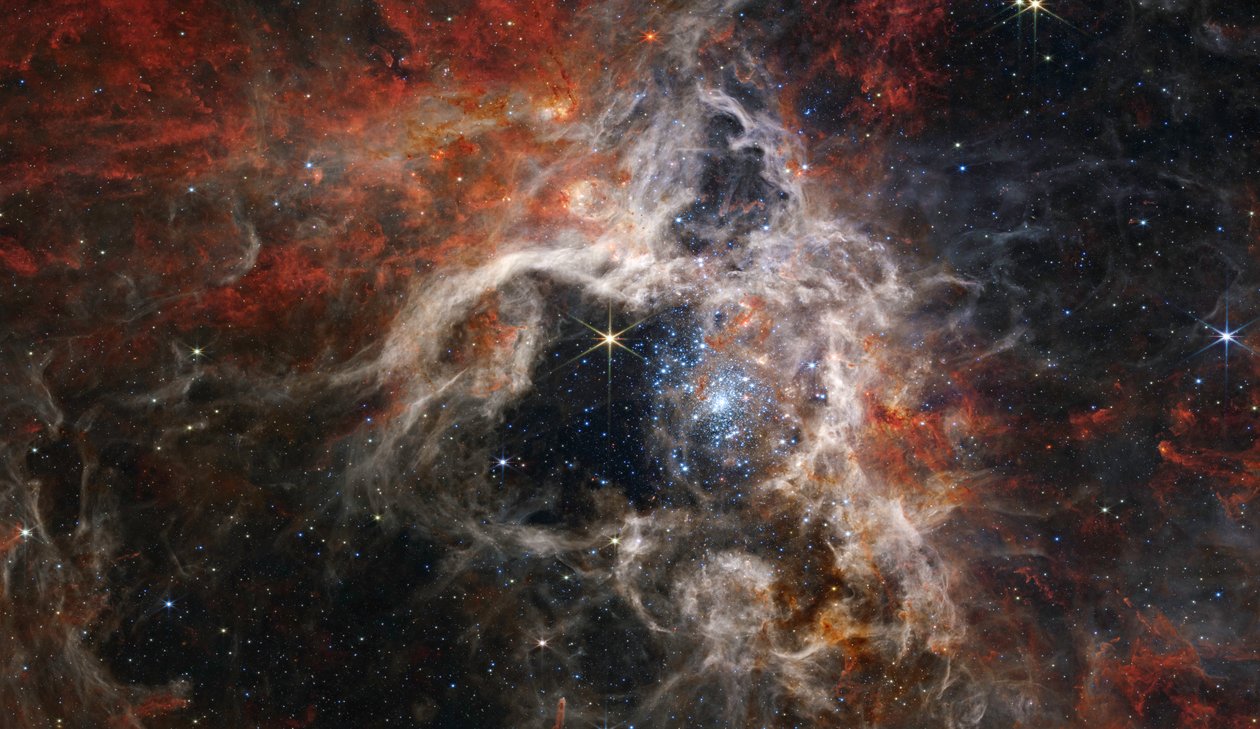 Tarantelnebel von James Webb Space Telescope (NASA)