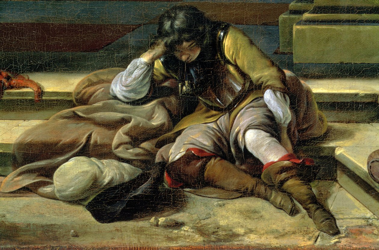 Italienische Hafenszene (Detail) von Jan Baptist Weenix