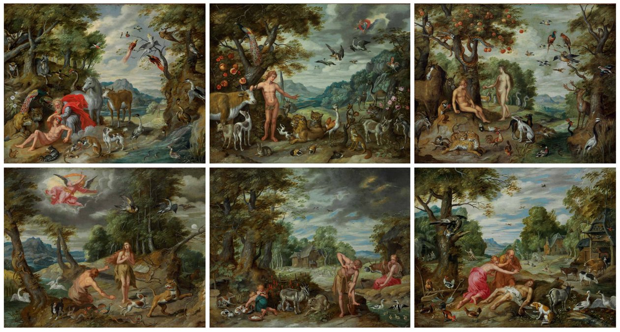 Die Geschichte von Adam und Eva von Jan Brueghel the Younger