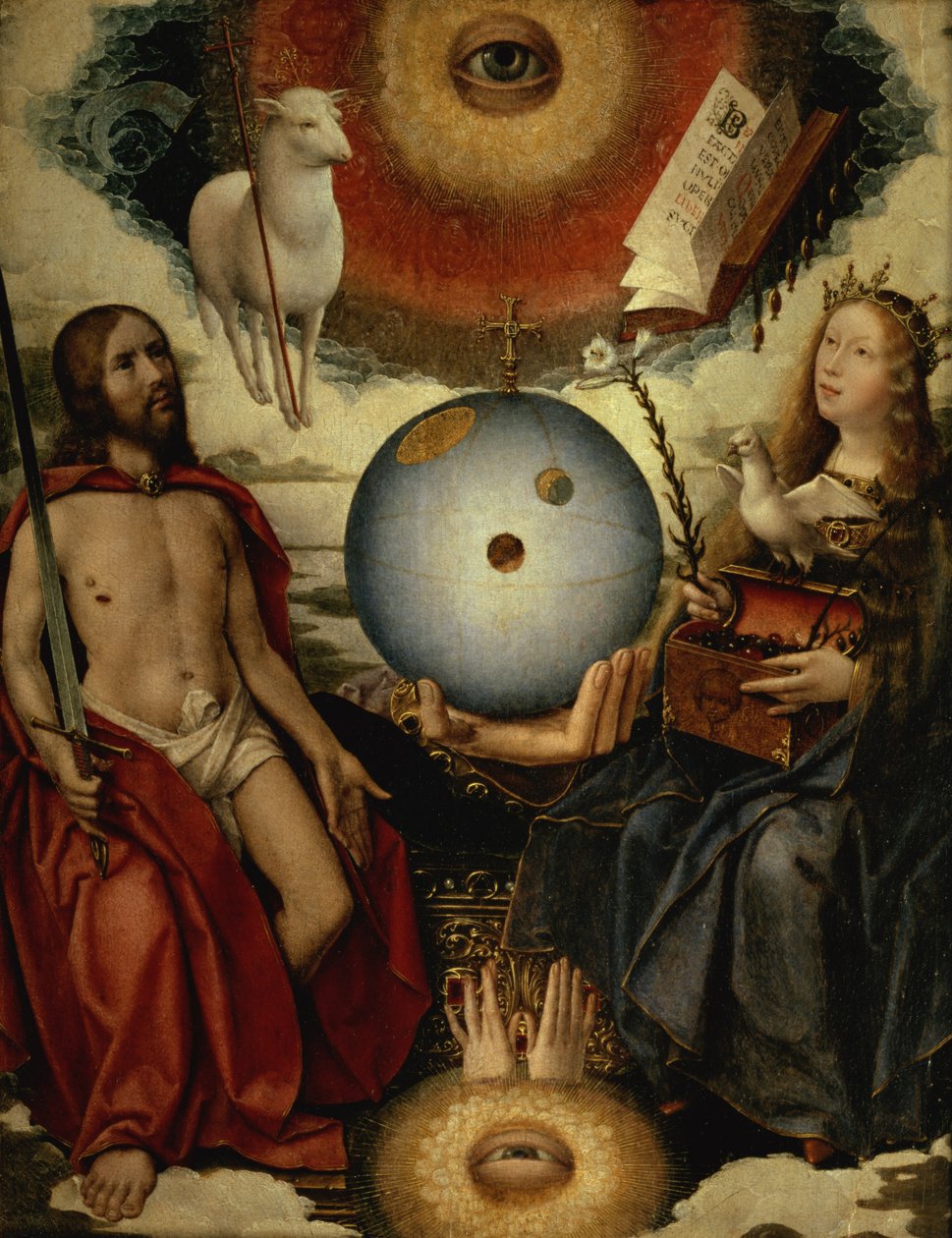 Allegorie des Christentums von Jan II Provost