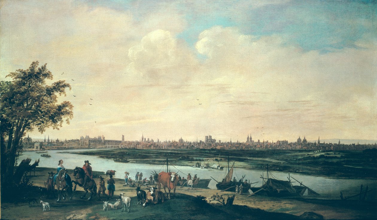 Ansicht von Paris von Jan Siberechts