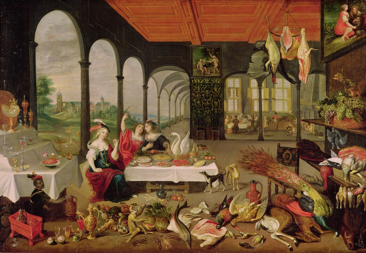 Allegorie des Geschmacks von Jan the Elder Brueghel