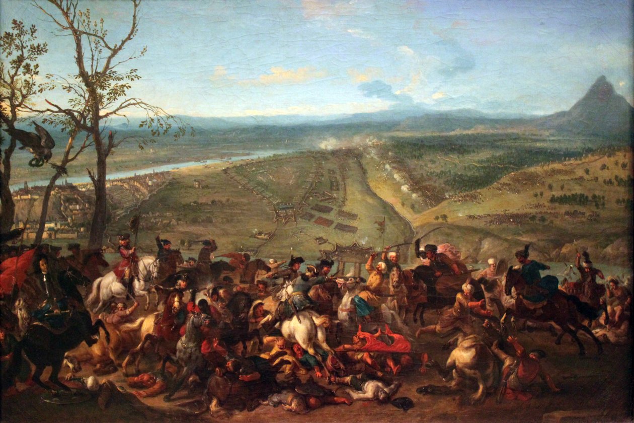 Prinz Eugen von Savoyen erobert Belgrad am 16. August 1717 von Jan van Huchtenburgh