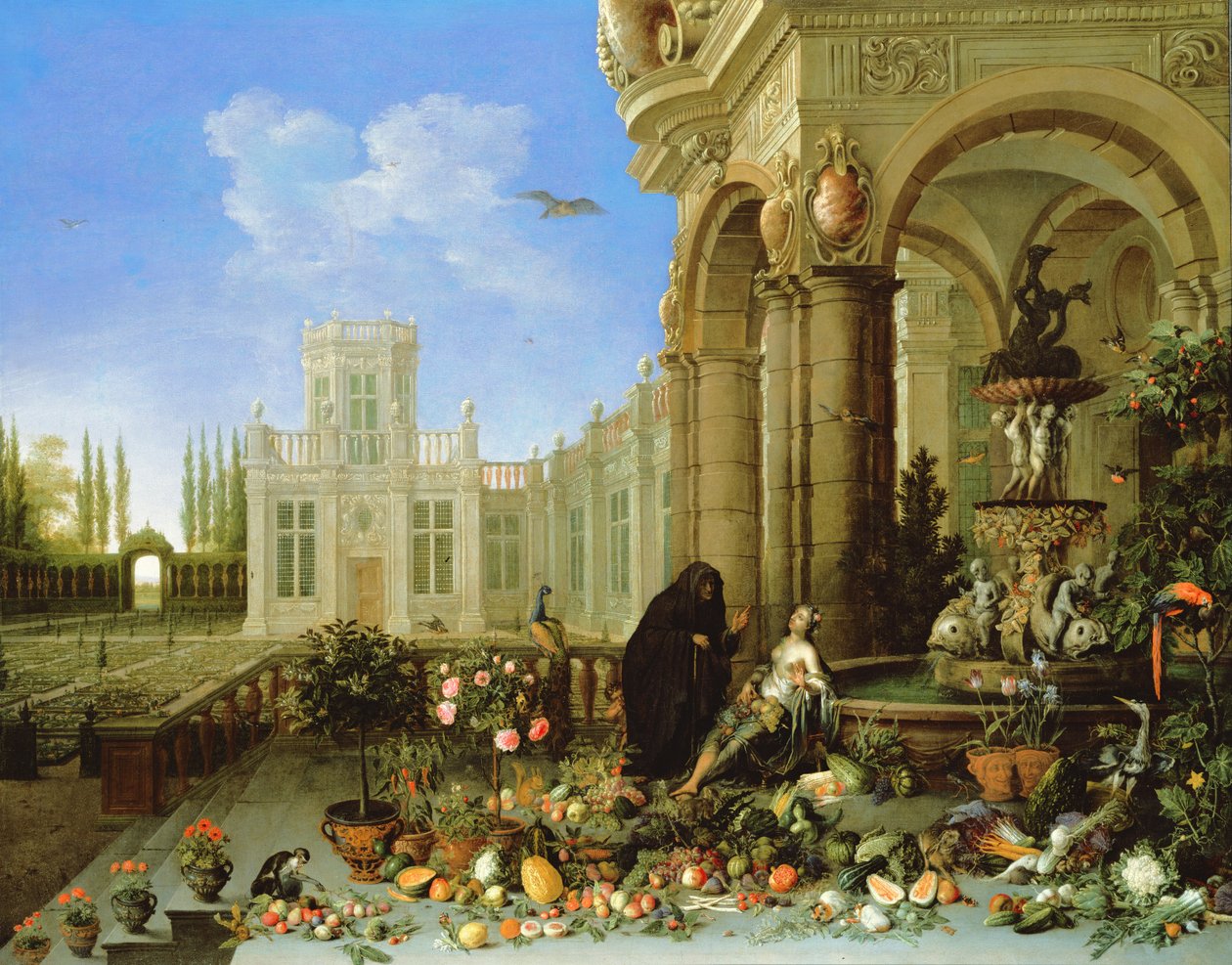 Vertumnus und Pomona von Jan van Kessel the Elder