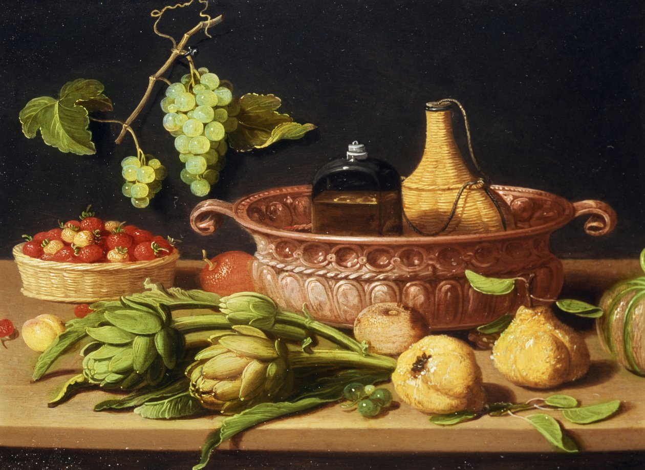 Stillleben mit Artischocken von Jan van Kessel the Elder