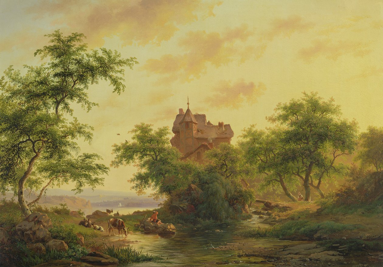 Landschaft von Jan Adam Janszoon Kruseman
