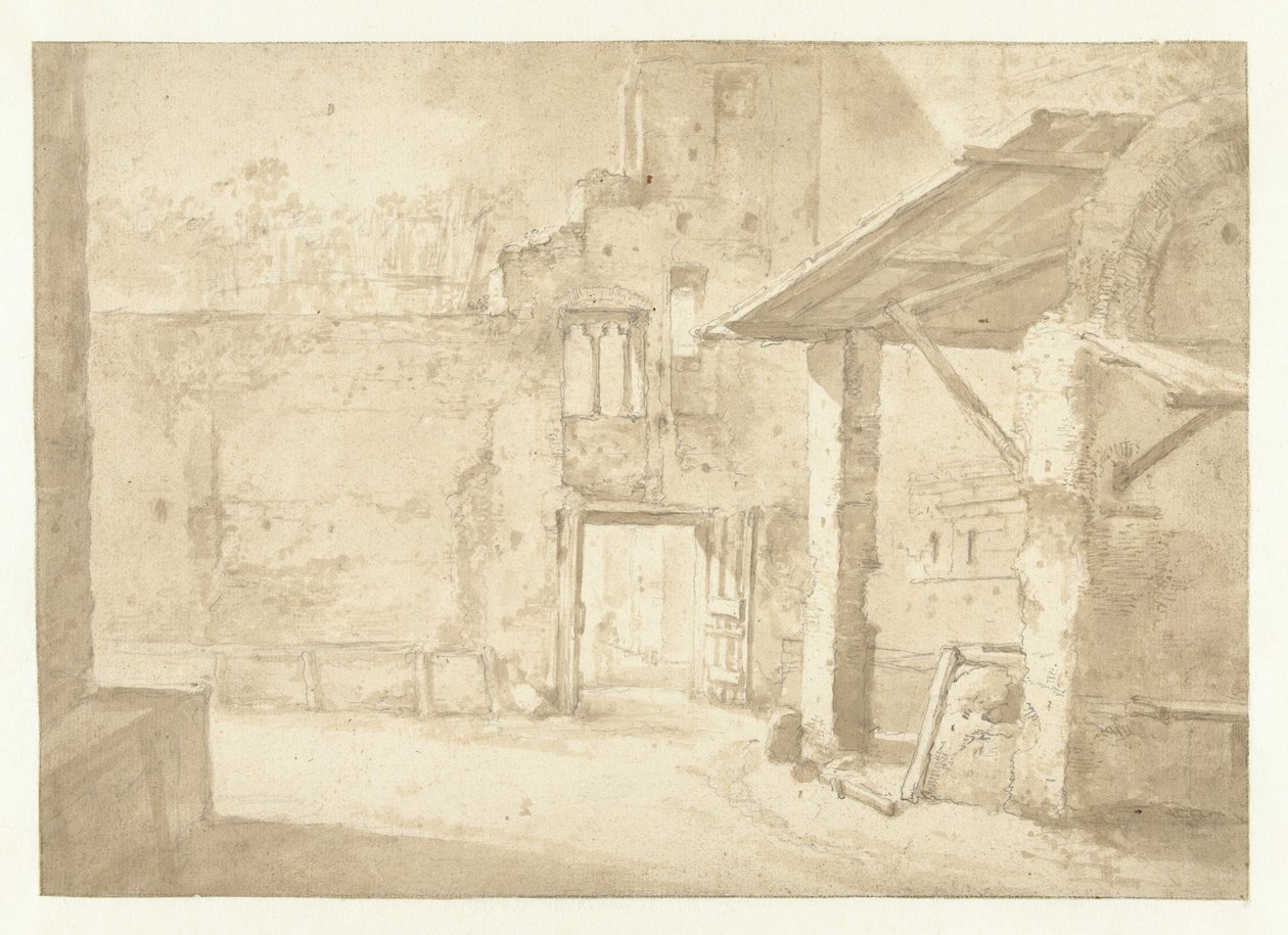 Rastplatz in Italien von Jan Asselijn (rejected attribution)