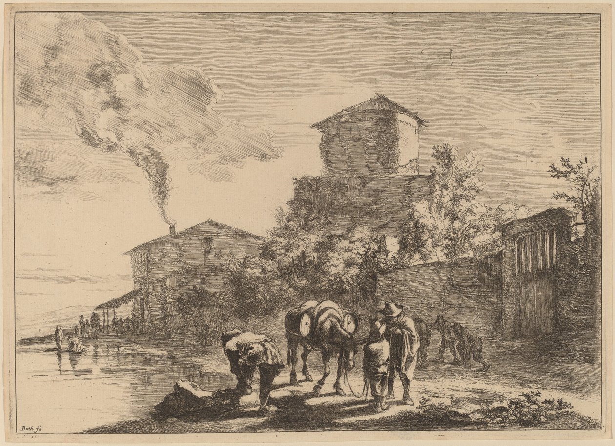 Der Hinny-Treiber, via Appia von Jan Both