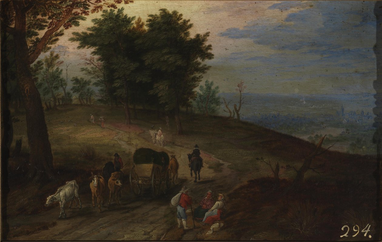 Bergstraße von Jan Brueghel the Elder