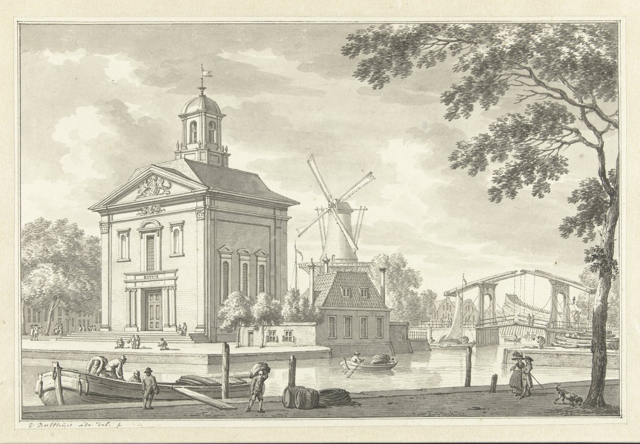 Die englische Kirche in Rotterdam von Jan Bulthuis