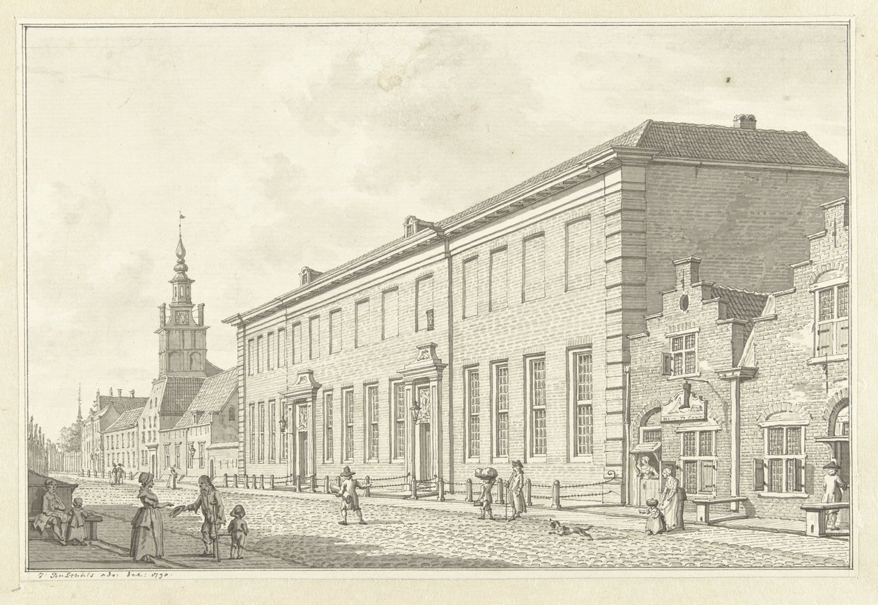 Das Dolhuis, Gasthaus und Altenheim in Rotterdam von Jan Bulthuis