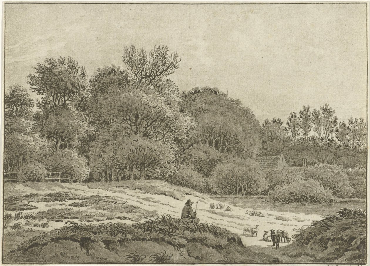 Landschaft bei Overveen von Jan Evert Grave
