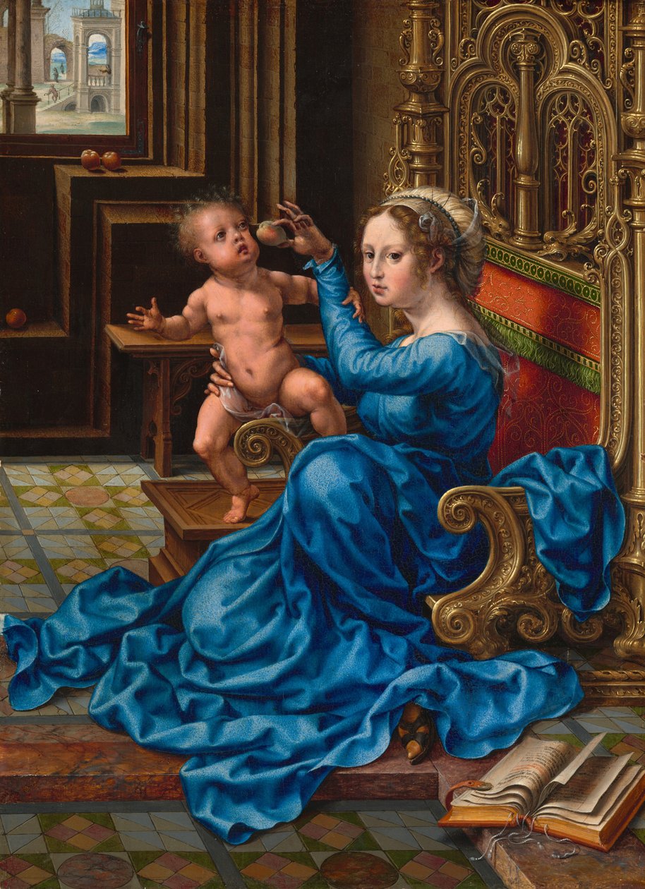 Madonna mit Kind von Jan Gossaert
