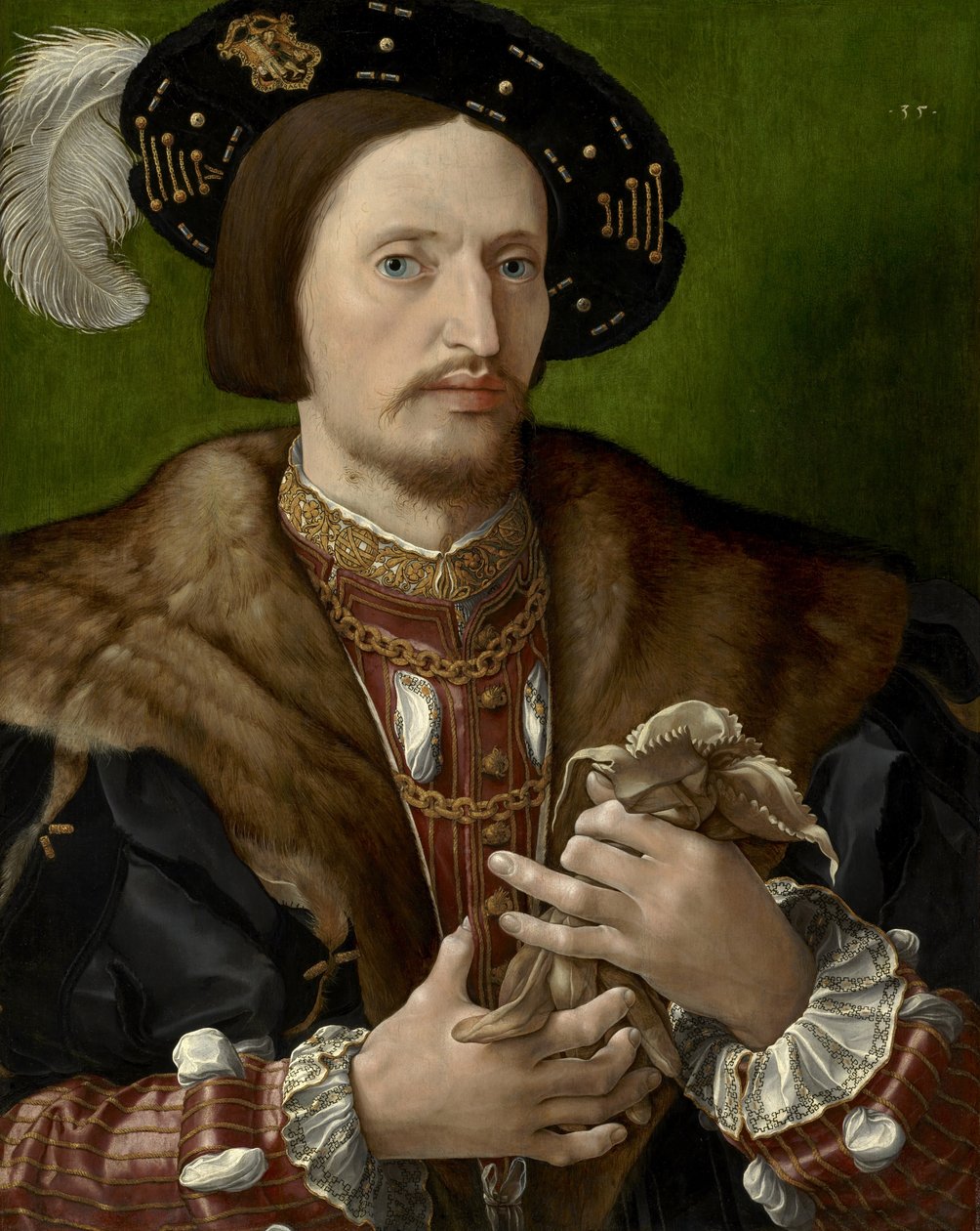 Porträt eines Gentlemans, ca. 1530 von Jan Gossaert
