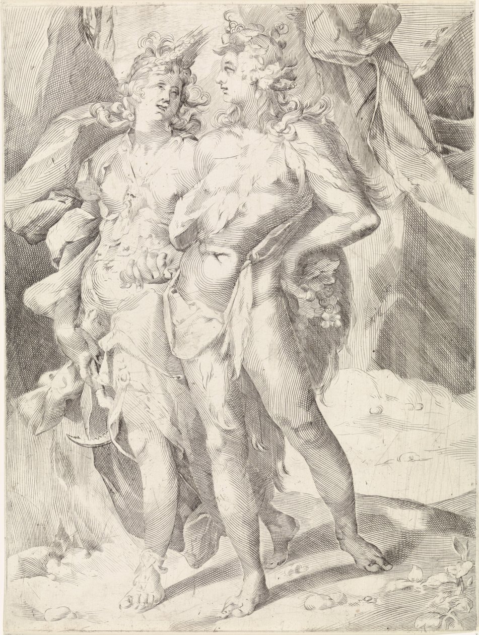 Ceres und Bacchus von Jan Harmensz. Muller