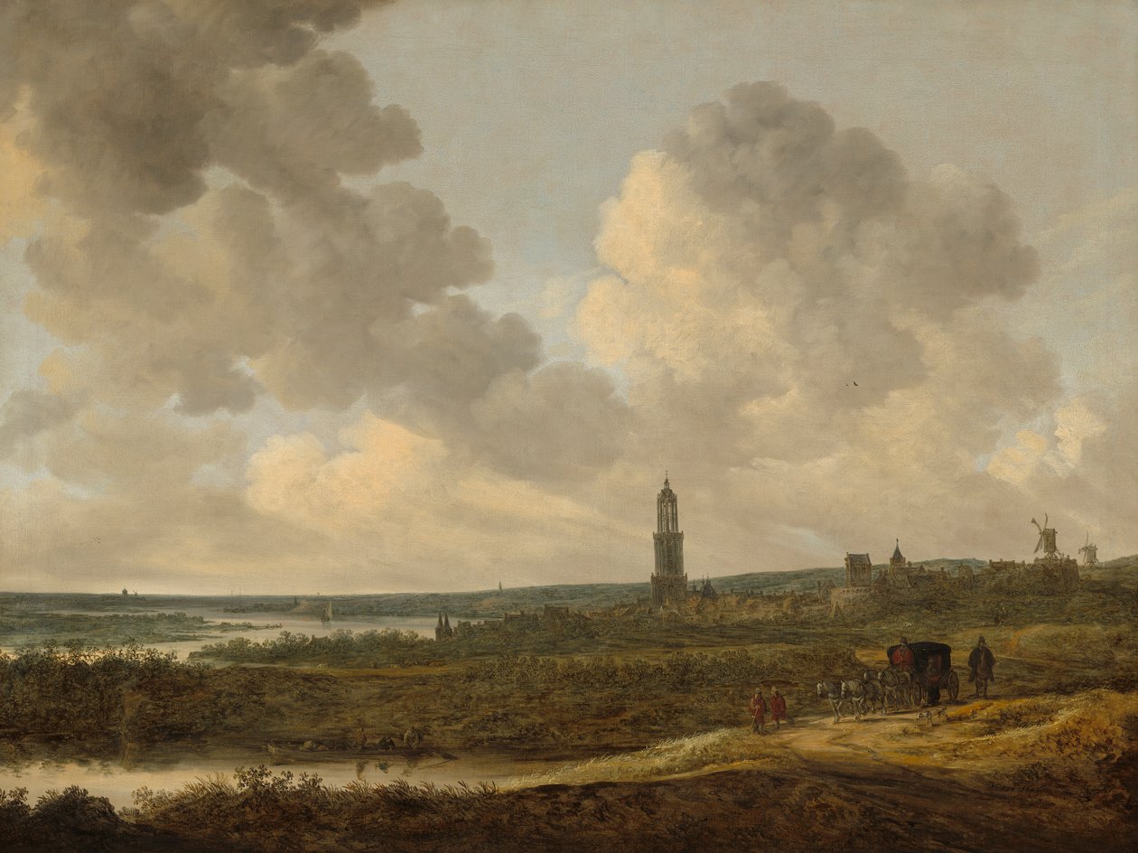 Ansicht von Rhenen von Jan Josephsz van Goyen