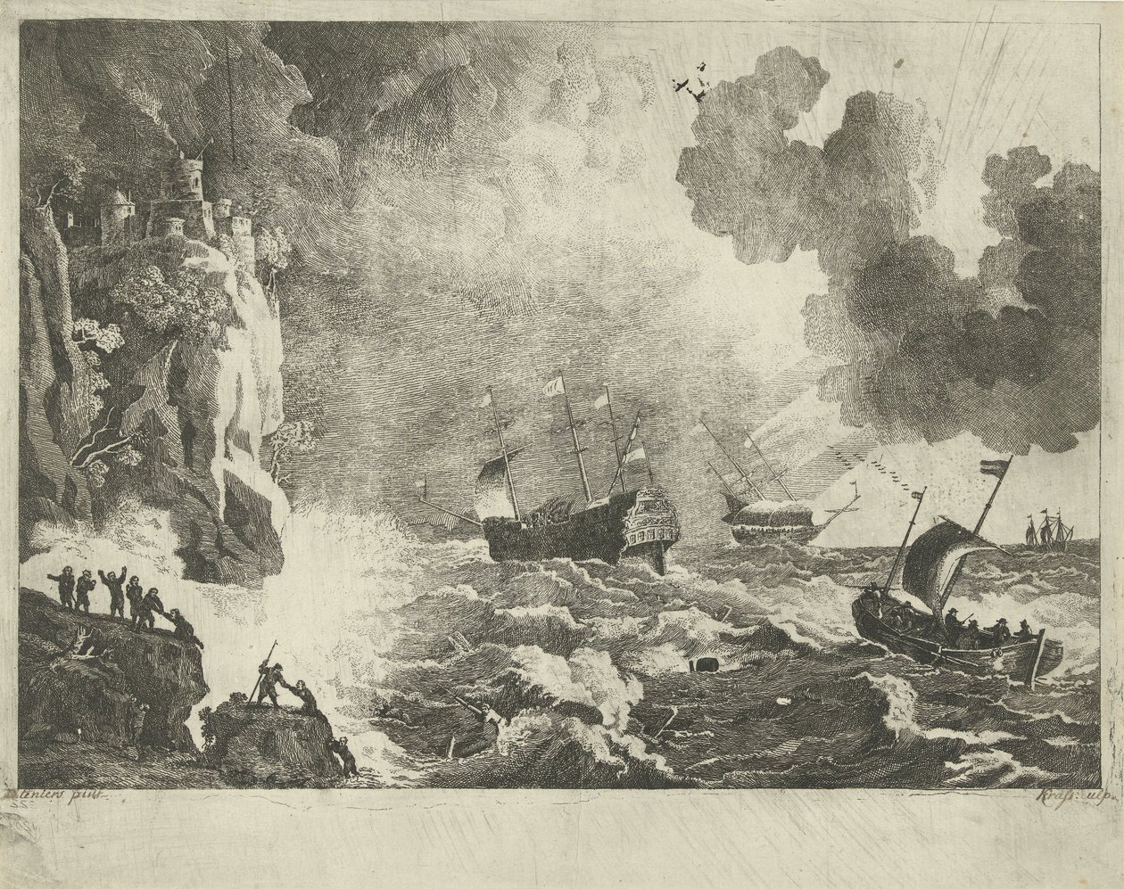 Schiffbruch von Jan Lauwryn Krafft (I)