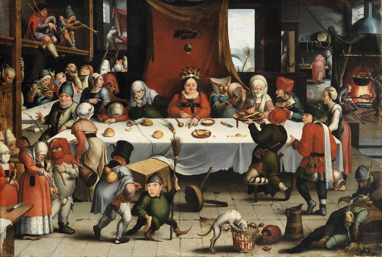 Burleskes Fest, um 1550 von Jan Mandyn