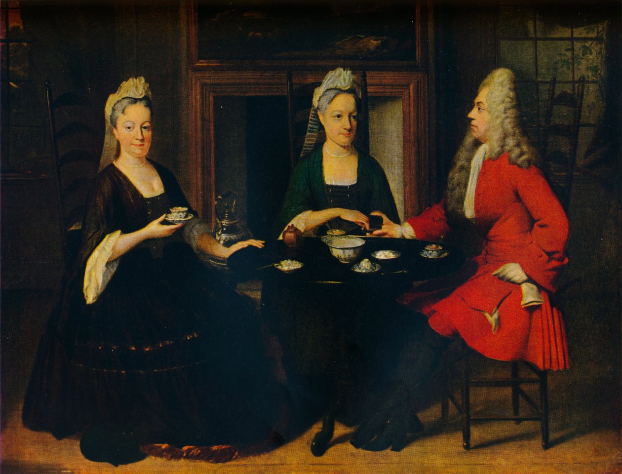 Konversationsstück, ca. 1735 von Jan Maurits Quinkhard
