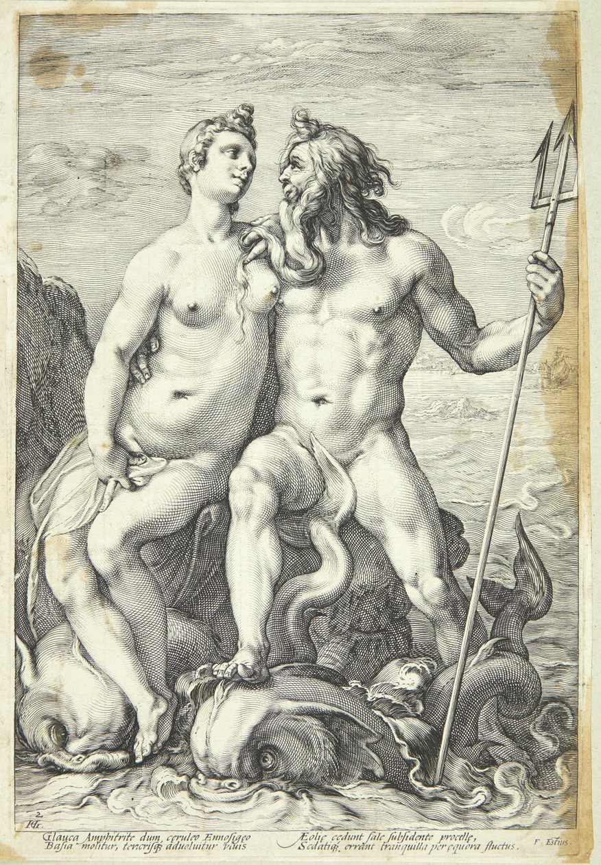 Neptun und Amphitrite von Jan Saenredam